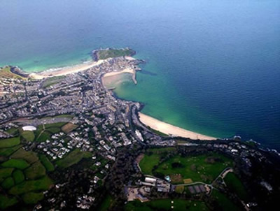Aerial View of St Ives